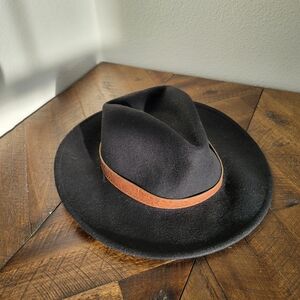 Cody James 100% Wool Felt Western Hat Black Men's Medium Maverick Made in USA